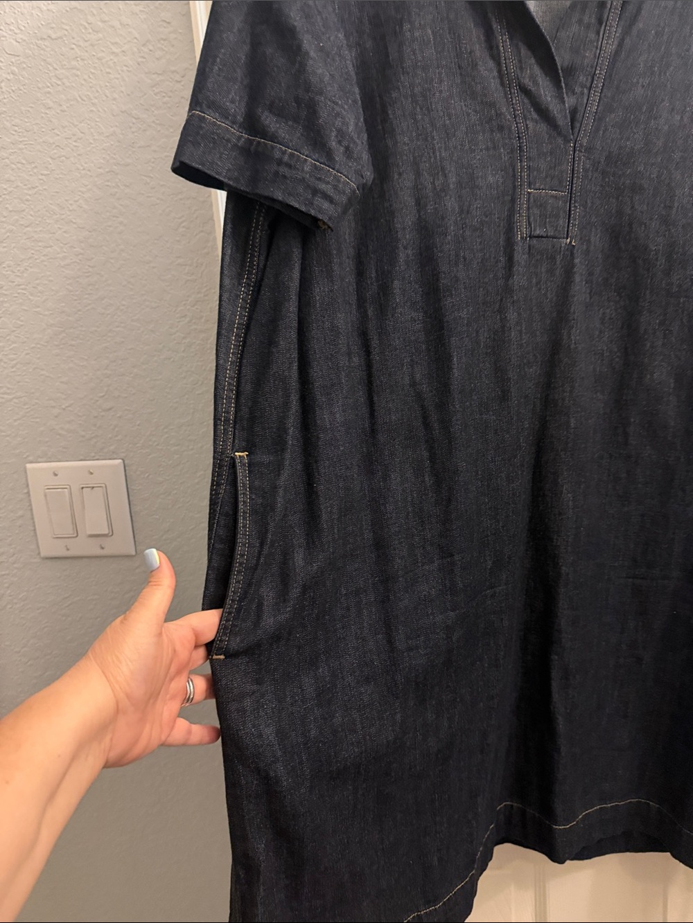 Ralph Lauren Dark Indigo Denim Tunic - Picture 4 of 7